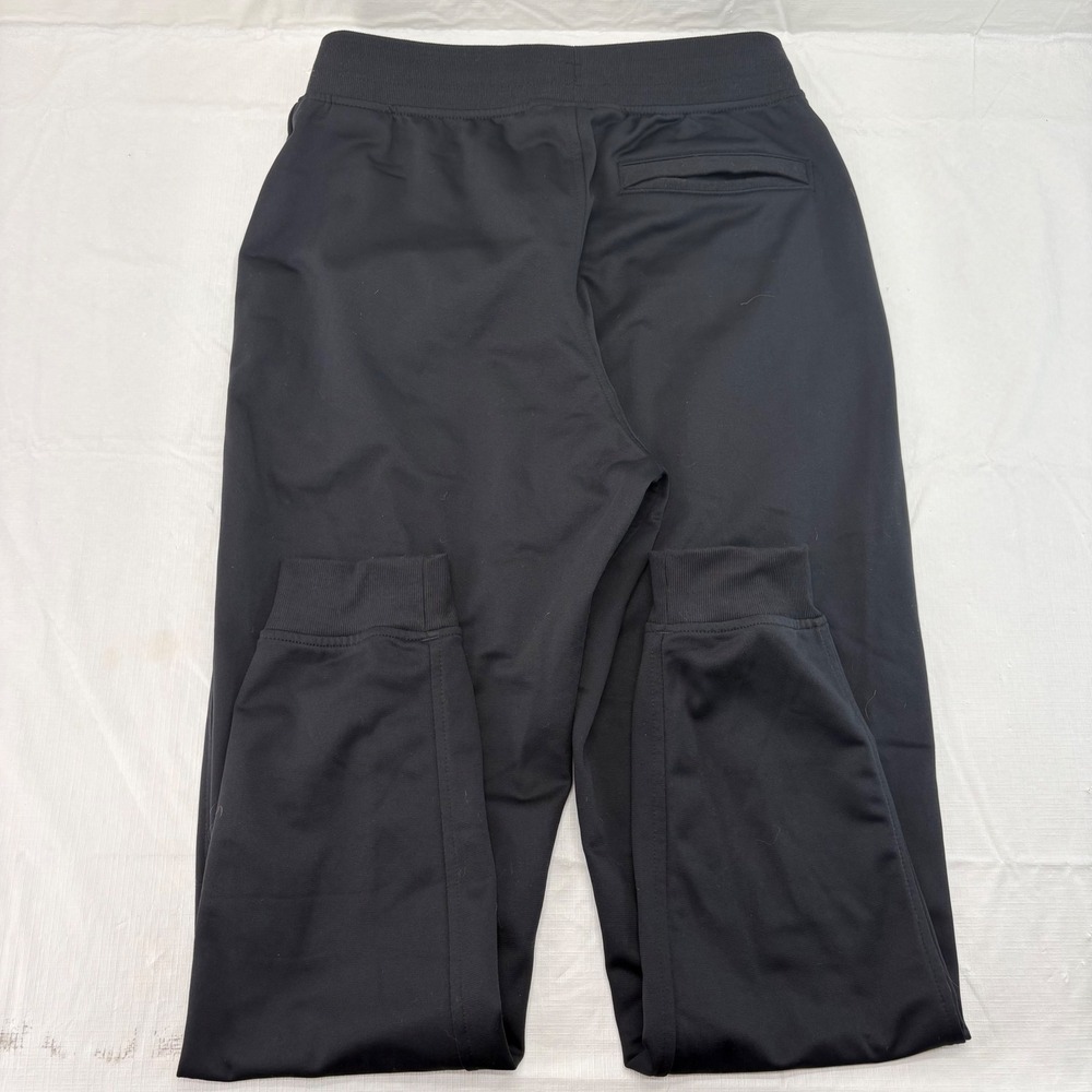 Under Armour Women Black Loose Fit Joggers Zipper Pockets Size Medium RN 96510